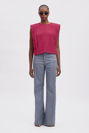Blouse - persian red