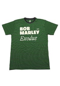 Paradiso Clothing BOB MARLEY EXODUS STRIPED LOGO - Print T-shirt - green