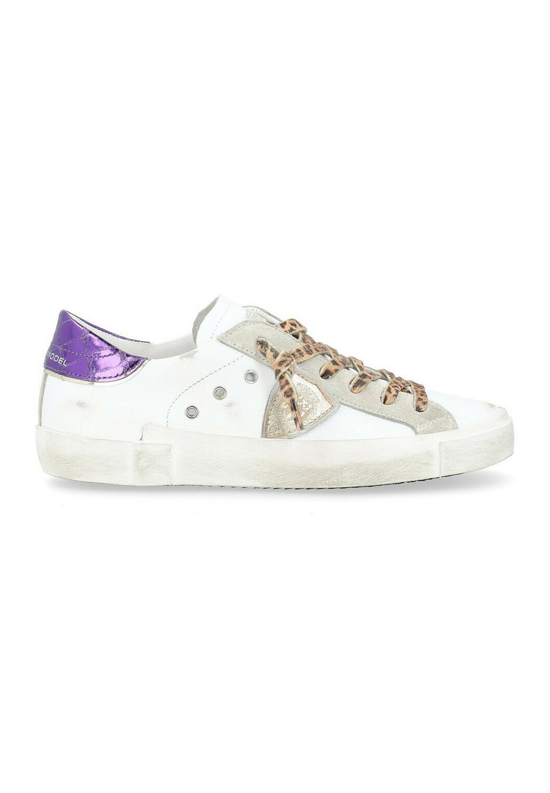 Philippe Model PARIS CON DETTAGLI ANIMALIER - Sneakers basse - bianco