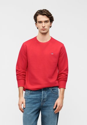 SHIELD C NECK - Sweatshirt - rose red