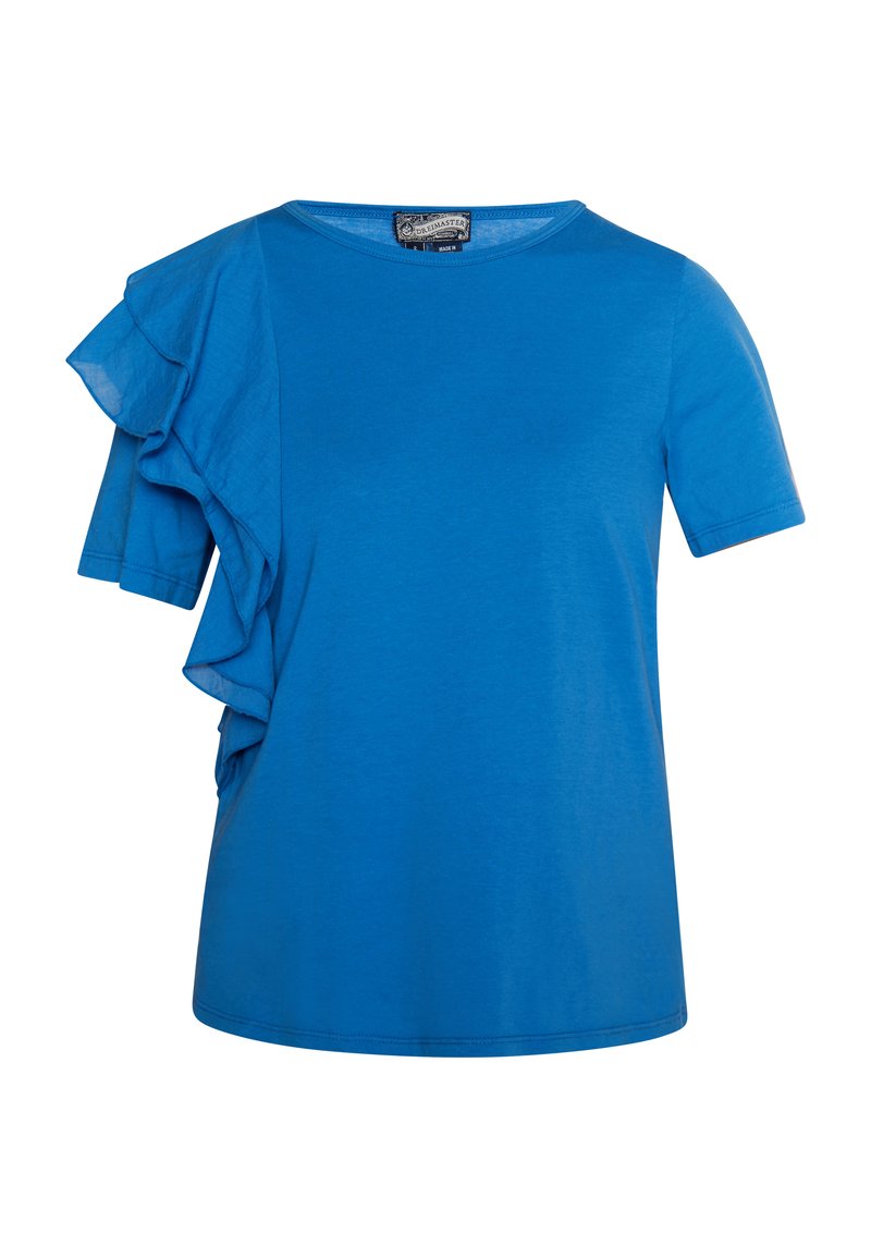 dreimaster T-shirt basic blauw