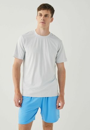 REGULAR FIT - ACTIVE GYM TEXTURED  - T-Shirt basic - light grey