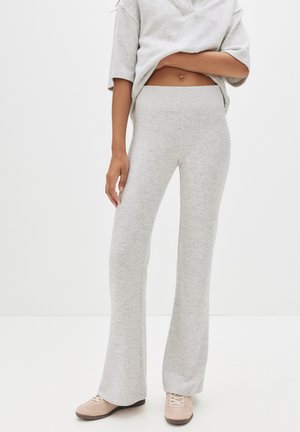 SOFT TOUCH FLARED - Nohavice - grey