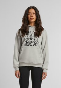 Merchcode MINNIE MOUSE MOOD FLUFFY HOODY - Hoodie - lightasphalt