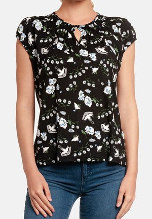 T-Shirt print - mottled black