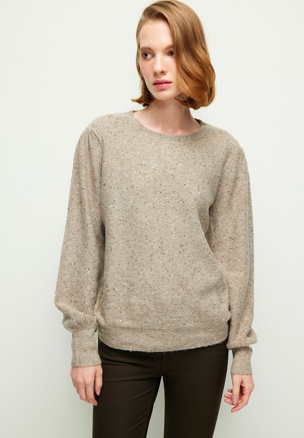 Strickpullover - mink