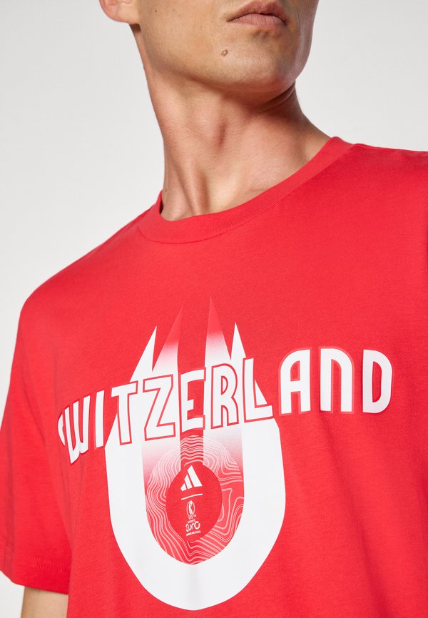 SWITZERLAND TEE - National team wear - pure ruby2