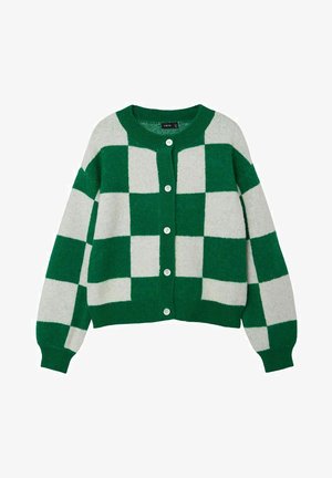 KARIERTER - Chaqueta de punto - simply green