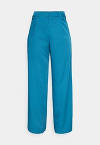 EMELIA PLEATED TROUSERS - Kalhoty - ocean