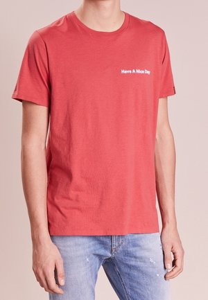 Print T-shirt - red