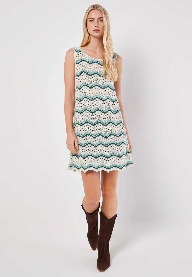 Apricot Gebreide jurk blauw Apricot Gebreide jurk blauw