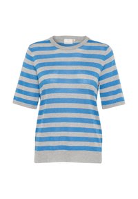KAANKRA - Pulover - grey m malibue blue stripe