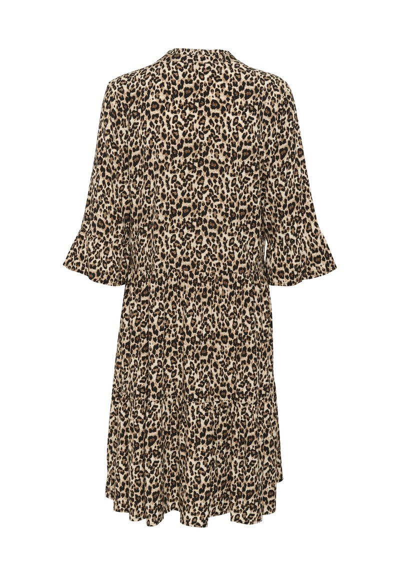 Saint Tropez EDASZ Day dress black reg leo/brown Zalando