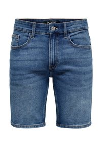 Only & Sons ONSWEFT NORMAL GESCHNITTEN - Kratke hlače od trapera - medium blue denim
