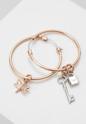 Náušnice - rose gold-coloured