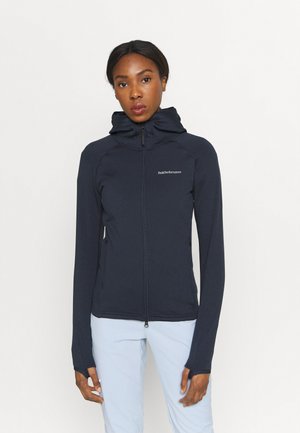 CHILL ZIP HOOD - Fleece jacket - blue shadow