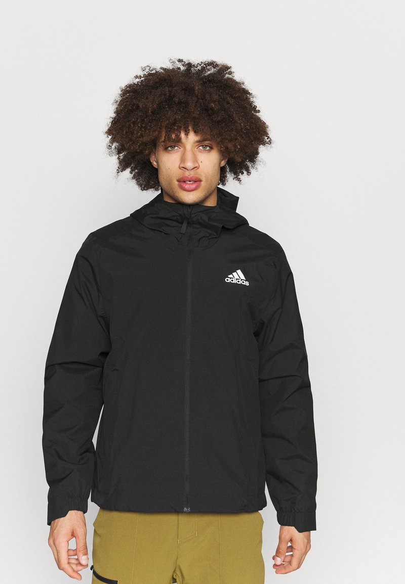 adidas Performance BASIC 3 STRIPES RAIN.RDY - Outdoor jacket - black ...