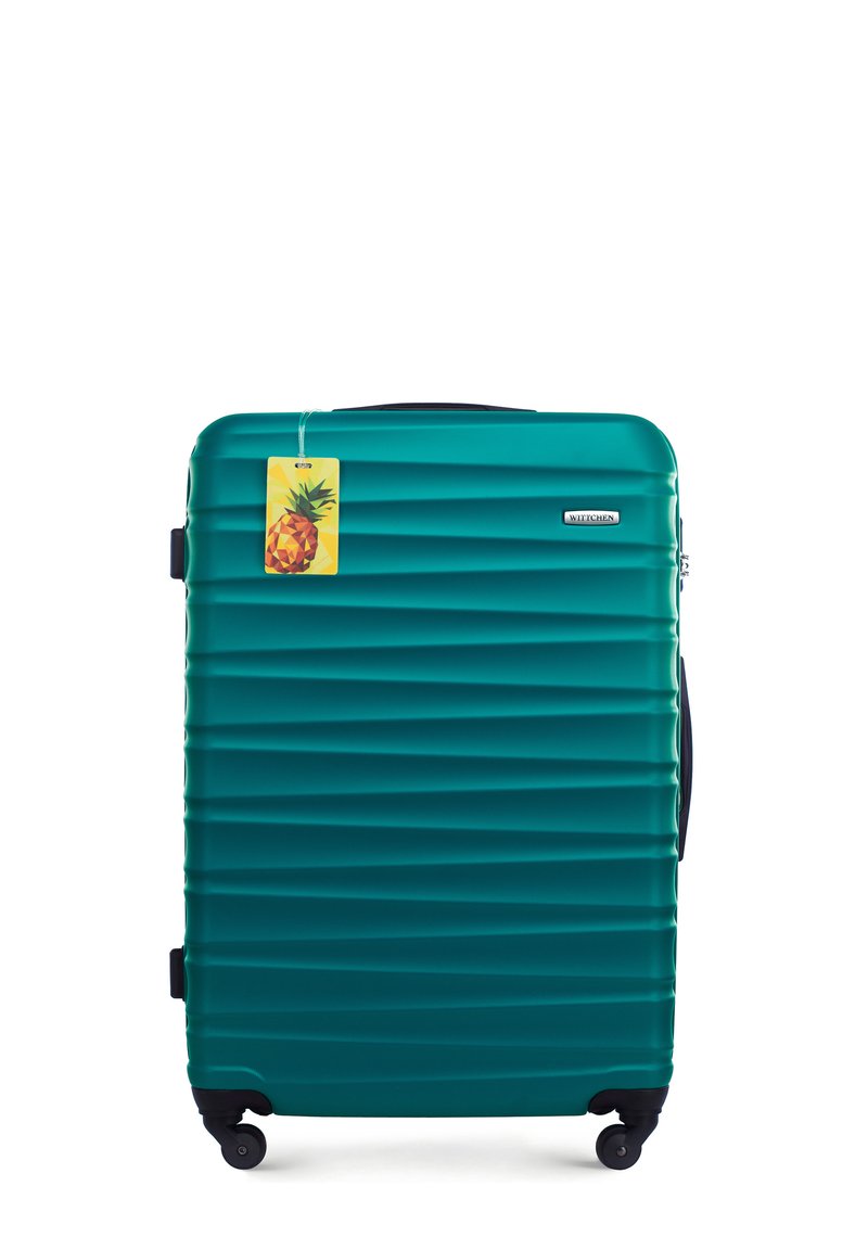 WITTCHEN LARGE SUITCASE WITH LUGGAGE TAG FROM ABS - Trolley - green