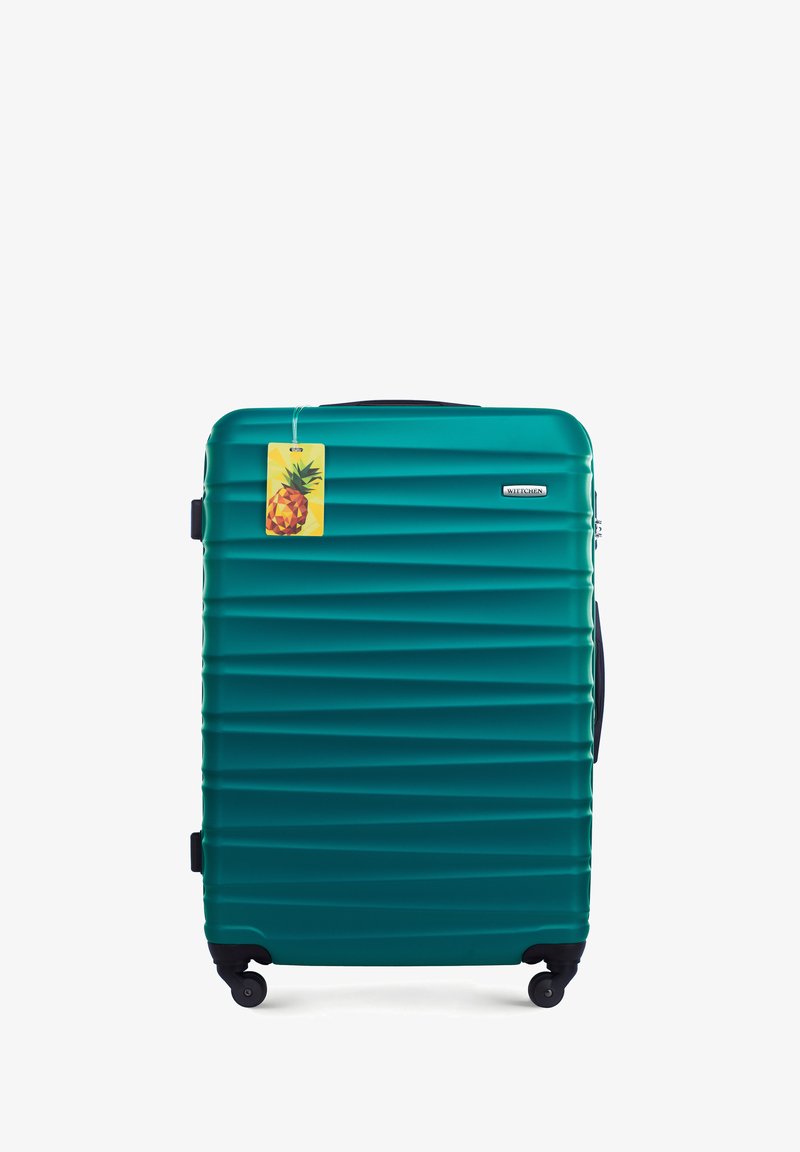 WITTCHEN LARGE SUITCASE WITH LUGGAGE TAG FROM ABS - Kufr - green