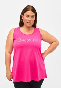 Zizzi MIT A LINIE - Pluus - raspberry s sea