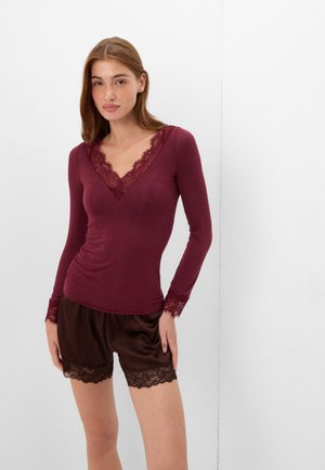 Intimissimi, ULTRALIGHT - Camiseta de manga larga - burgundy