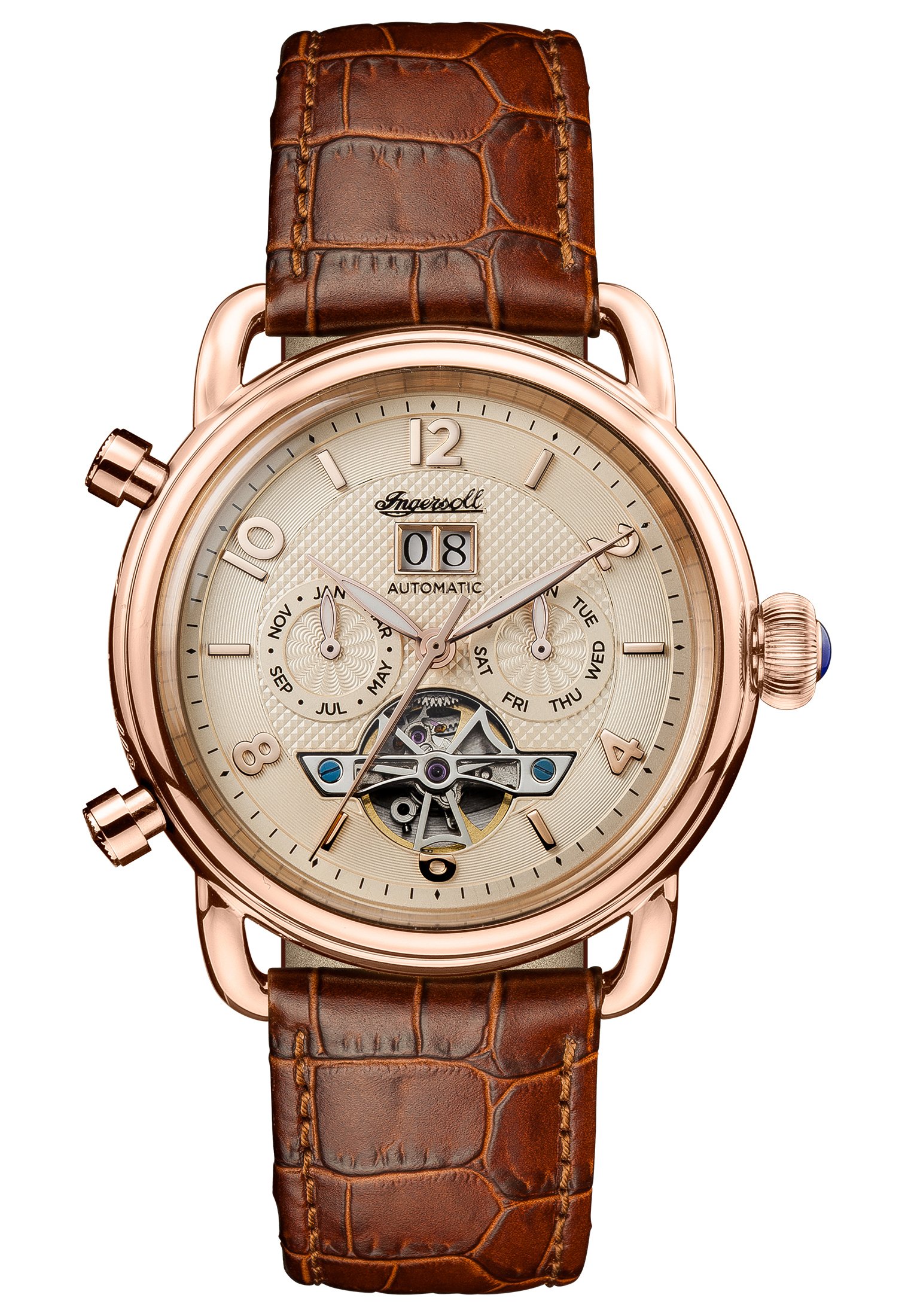 Ingersoll IN1103RBK Cochise automatisch heren horloge 45mm | WatchXL