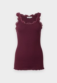 BABETTE U NECK - Top - tawny port