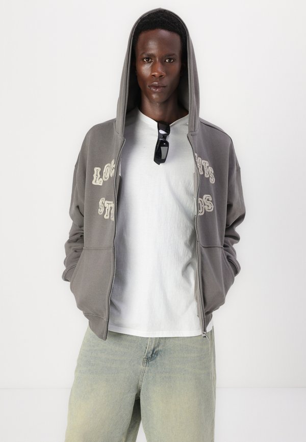 OUT WEST ZIPPER UNISEX - Hoodie - charcoal3