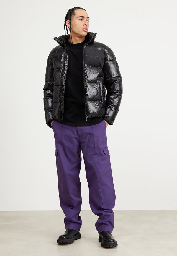 GLOSSY HIGH SHINE QUILT JACKET - Winter jacket3