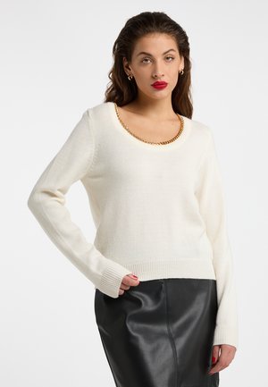 faina, Pullover - weiss