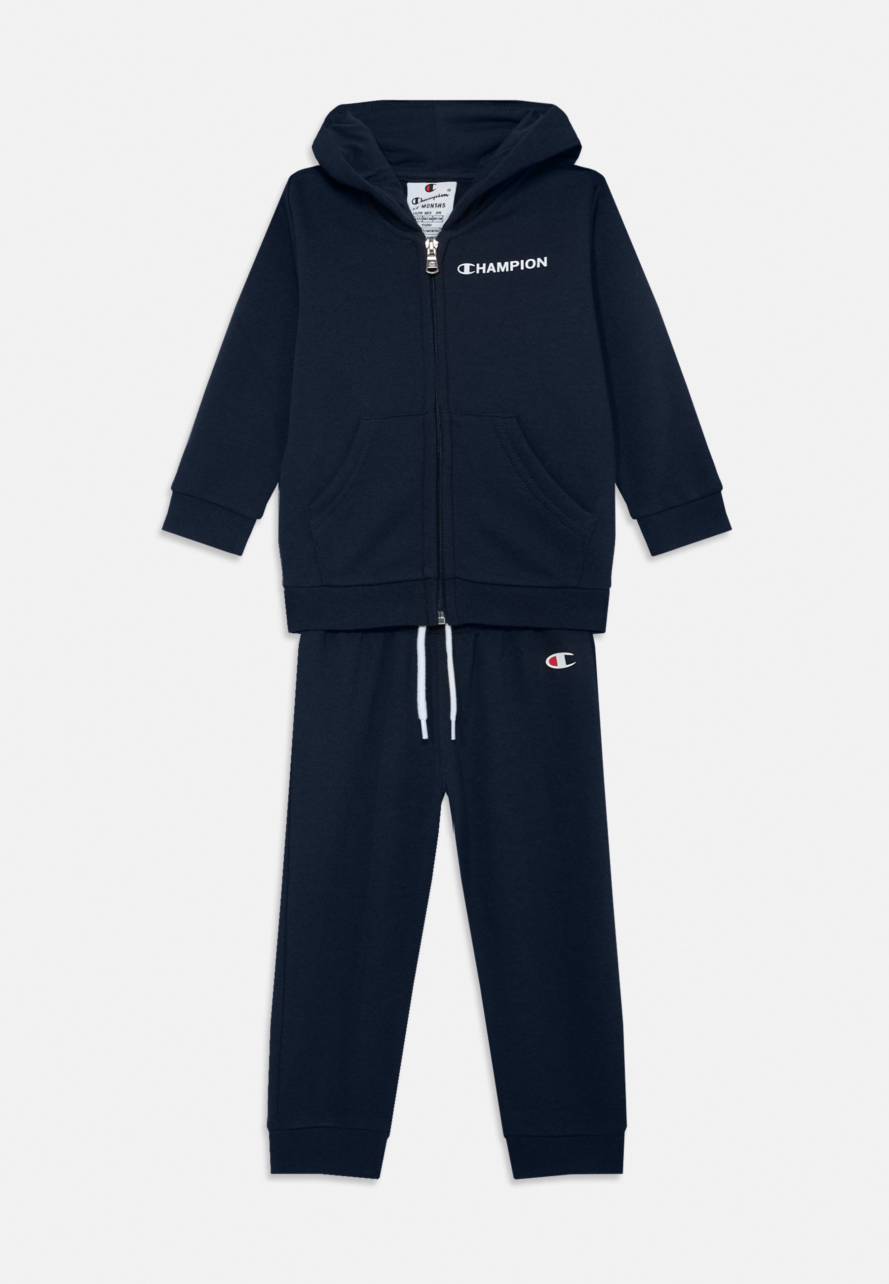 Champion HOODED FULL ZIP SUIT UNISEX SET Tracksuit dark blue