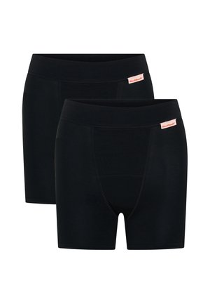 Modibodi, TEEN SUPER FLOW SLEEP SHORT PERIOD PANTY 2 PACK - Pyjama bottoms - black