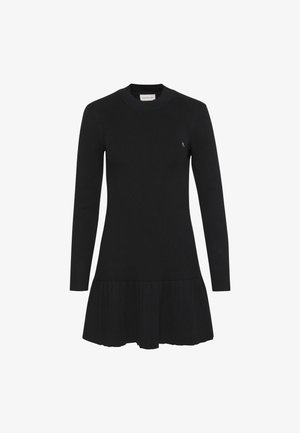 Calvin Klein Jeans, MOCKNECK LS MINIDRESS - Robe pull - black