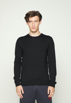 SAN CEDRIC - Strickpullover - black