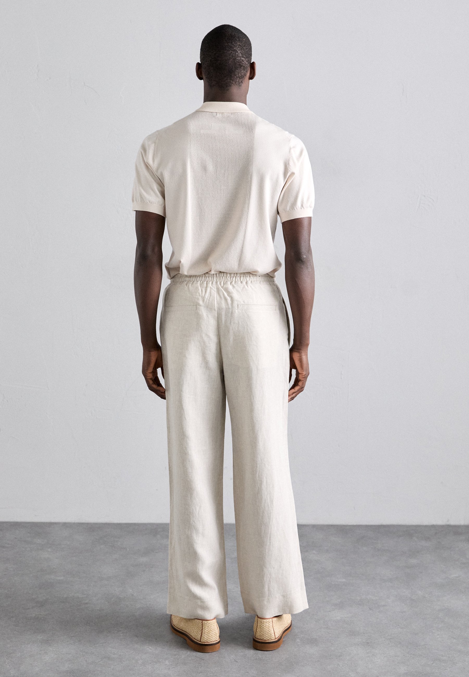 J.LINDEBERG NOAH DRAPE - Trousers - moonbeam/beige - Zalando.co.uk
