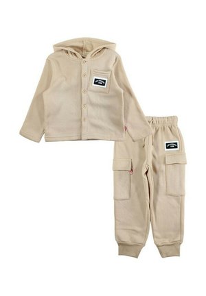 ENSEMBLE JOGGING IMPRIMÉ - Veste légère - beige