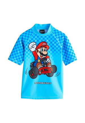 Next, REGULAR FIT - RASH VEST (3-16YRS) - Print T-shirt - blue mario