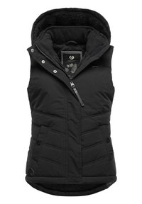 HESTY - Waistcoat - black