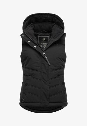 HESTY - Waistcoat - black