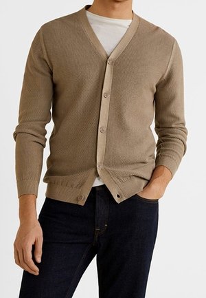 Mango Strickjacke - sand