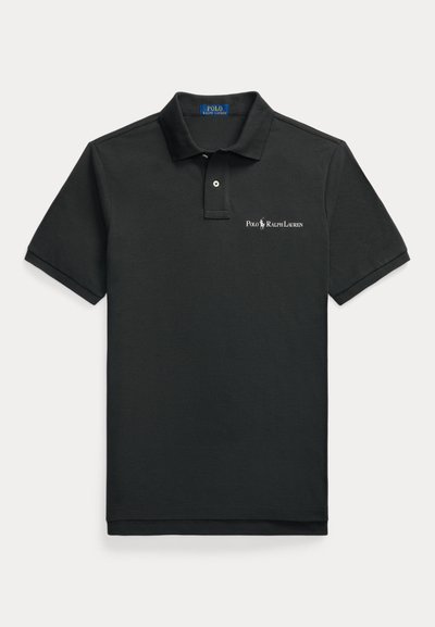Polo Ralph Lauren CLASSIC FIT LOGO MESH POLO SHIRT - Πόλο - faded black