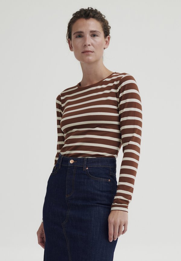 BYPAMILA - Long sleeved top - brunette mix