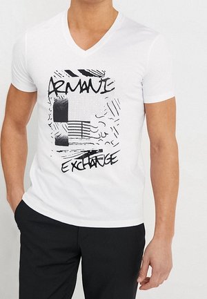 T-shirt print - white