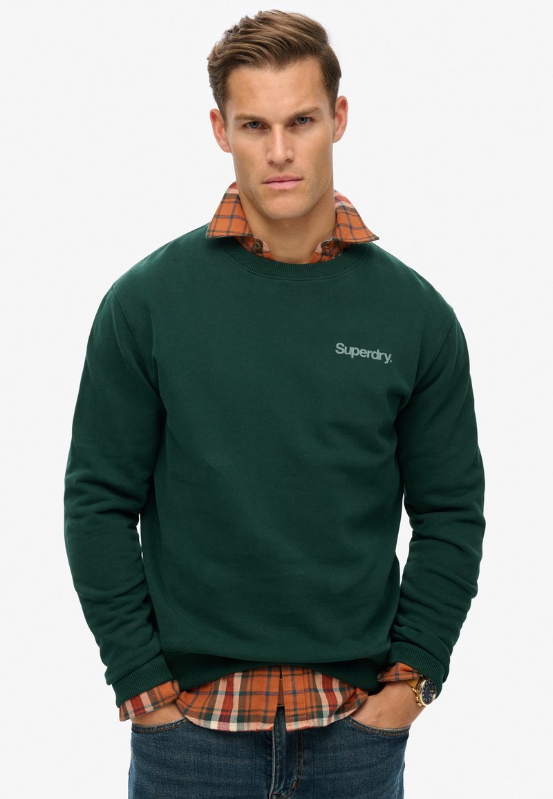 Superdry & Co CORE LOGO CITY CREW  - Sudadera - enamel green