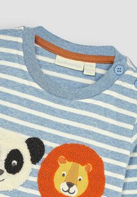 JoJo Maman Bébé APPLIQUE - REGULAR FIT - Hosszú ujjú felső - blue safari animal