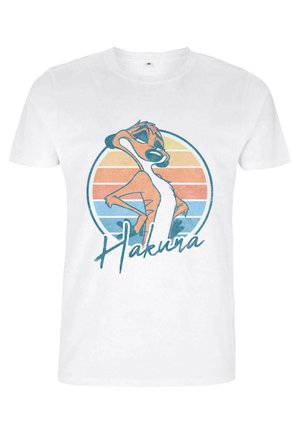 THE LION KING HAKUNA UNISEX - T-shirt imprimé - white