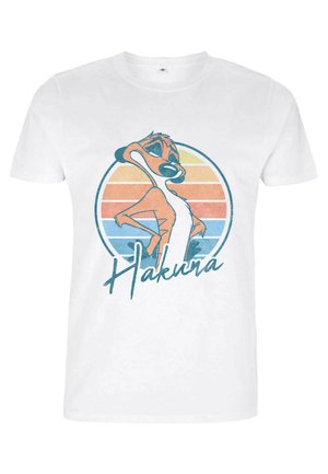 Henry Tiger THE LION KING HAKUNA UNISEX - T-Shirt print - white