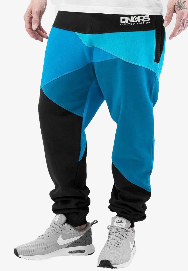 Dangerous DNGRS DNGRS LOCOTAY - Treniņtērpa apakšdaļas - blue black