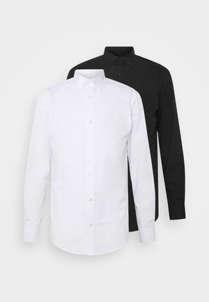 Jack & Jones JJJOE 2 PACK - Koszula - black/white