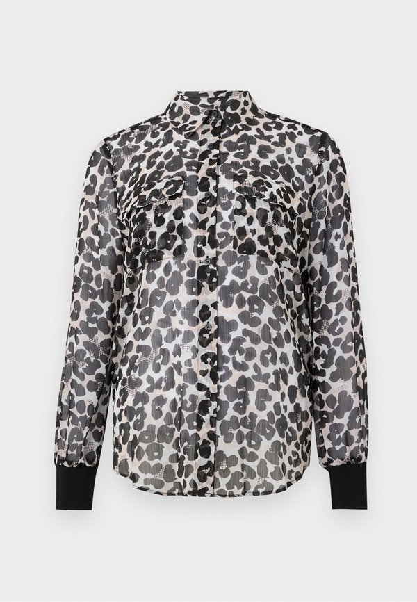 BUTTON DOWN PRINTED SHIRT - Button-down blouse - ivy4